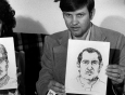 Noreen and John Gosch hold sketches in November 1982 of a man believed to be invovled in the disappearance of their son.