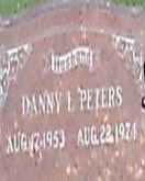 Danny Lee Peters tombstone cases page
