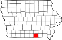 Appanoose County in Iowa