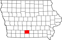 Clarke County in Iowa