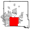 Des Moines map