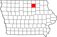 Floyd County in Iowa