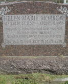 Helen Morrow gravestone