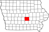 Jasper County in Iowa