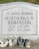 Martavious Robinson headstone