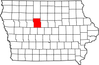Webster County in Iowa
