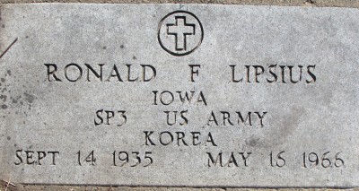 Ronald Lipsius gravestone
