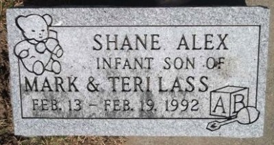 Shane Lass gravestone