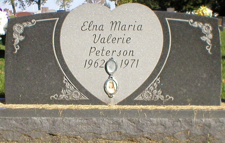 Valerie Peterson gravestone