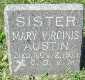 Sister Mary Virginis tombstone
