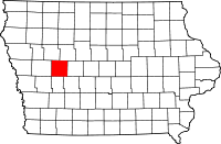 Carroll County in Iowa