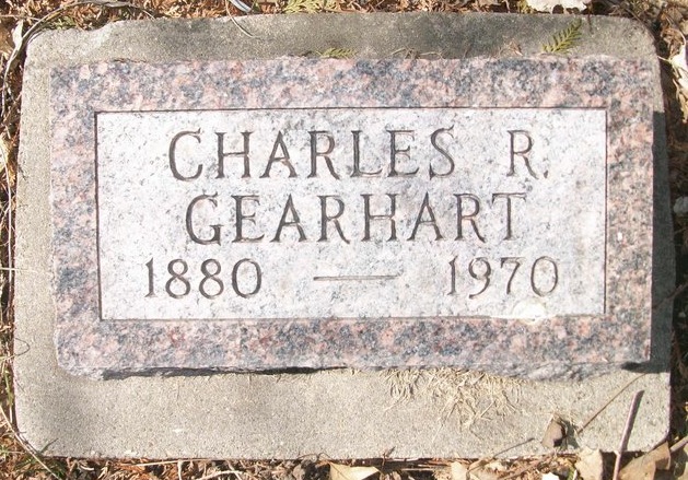Charles Gearhart's headstone