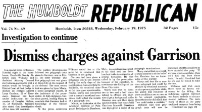 Courtesy The Humboldt Republican, Feb. 19, 1975