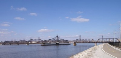 Crescent Bridge in Davenport