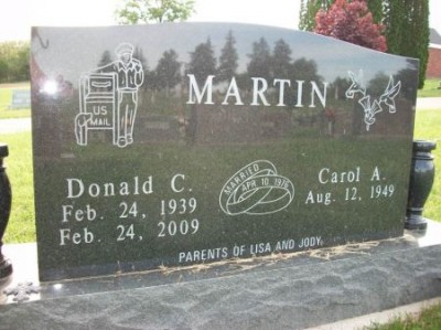 Donald Martin gravestone