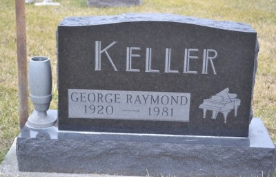 George Keller gravestone
