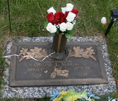 Raymond March gravestone