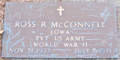 Ross McConnell gravestone