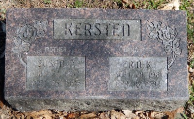 Susan Kersten gravestone