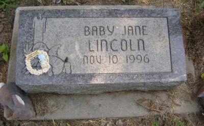 Baby Jane Lincoln headstone