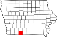 Ringgold County in Iowa