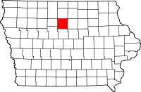 Wright County in Iowa