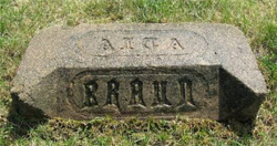 Alta Braun gravestone