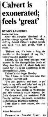 Courtesy Des Moines Register, Oct. 15, 1976