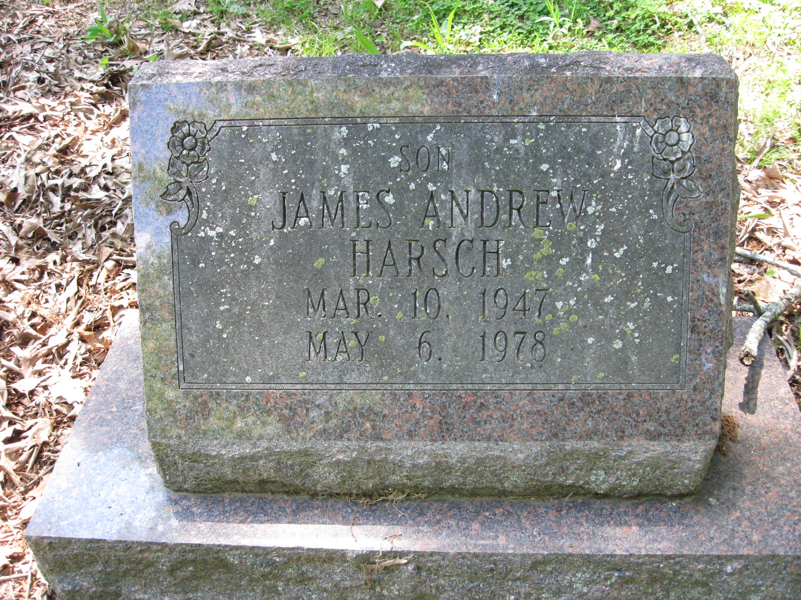 James Harsch gravestone