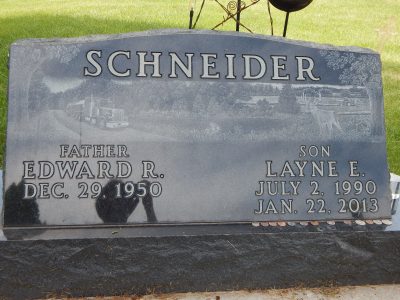Layne Schneider gravestone